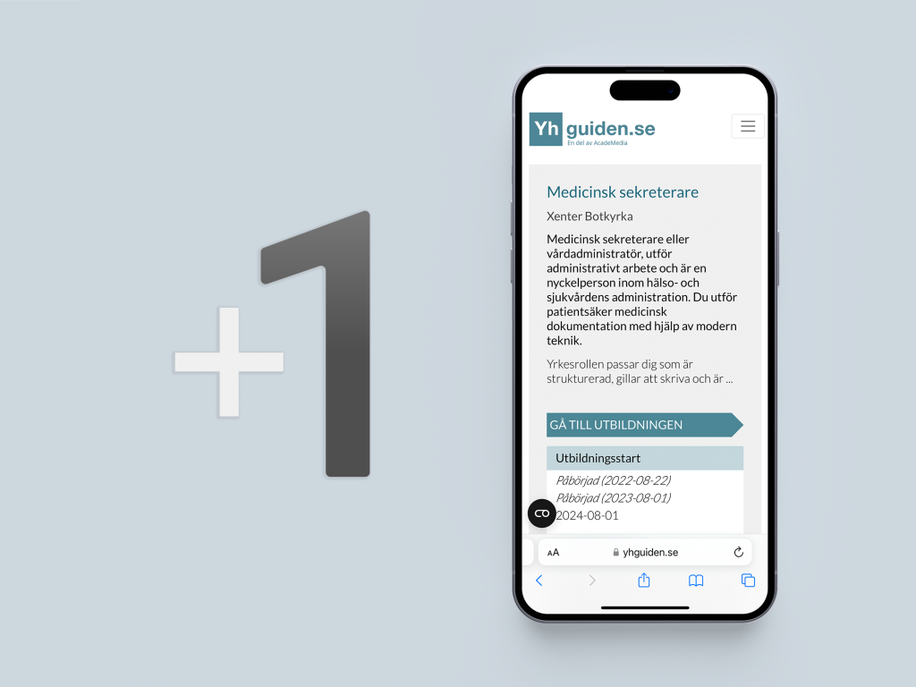 One plus tilläggsprodukt